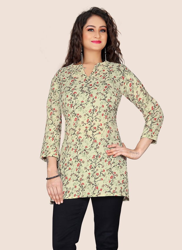 DGs Attire Flower Print Wholesale Western Wear Ladies Top